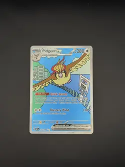 Pidgeot ex 225/197 Holo Special Illustration Rare Pokemon Obsidian Flames - Image 1