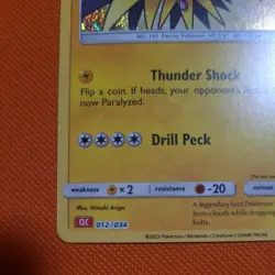 2023 Pokemon Classic Collection Zapdos Charizard & Ho Oh ex Deck #012/034 - Image 5