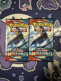 Pokemon TCG Battle Styles Booster Packs X2 - Image 1