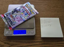 HEAVY 22.53g Prismatic Evolutions Booster Pack Pokemon TCG - Sealed - Image 1