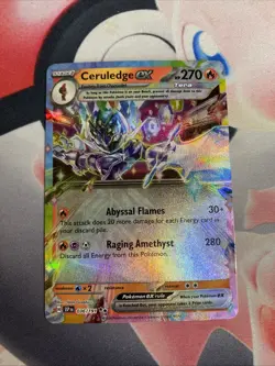Pokemon TCG Surging Sparks Ceruledge EX 036/191 Holo Double Rare - Image 1