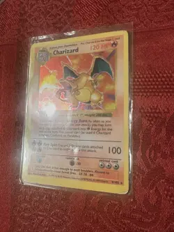 Pokemon TCG Charizard 004/102, Base Set (Shadowless) Holo Rare Wizards - Image 2