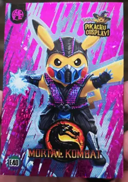 Pokemon Pikachu Cosplay! Mortal Kombat Pink Foil - Image 1