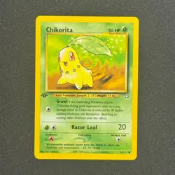 Chikorita 54/111 Neo Genesis 1st Edition Regular Pokemon TCG - Image 1