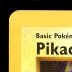 1999 POKEMON SET SHADOWLESS #58/102 RED CHEEKS PIKACHU - Image 3