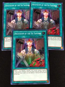 Yugioh Asceticism of the Six Samurai SPWA-EN048 1st Super x3 (NM) - Image 1