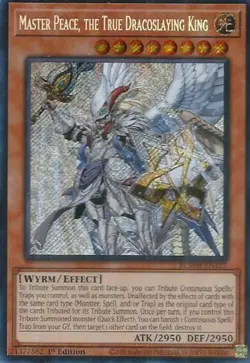 Yugioh! Master Peace, the True Dracoslaying King - BLMM-EN127 - Secret Rare - 1s - Image 1