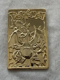 Pokemon Charizard 23k Gold Plated Trading Card 1999 Burger King Limited Edition - Image 5
