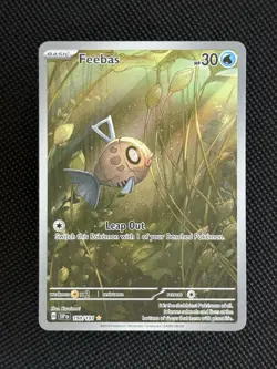 Pokemon Card Feebas 198/191 Surging Sparks Illustration Rare - Near Mint - Image 1