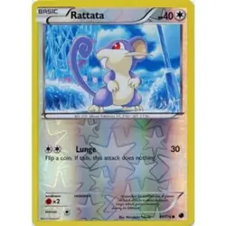 Rattata 87/116 Reverse Holo Plasma Freeze Pokemon Card NM - Image 1