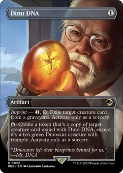 Dino DNA (Borderless) - Light Play MTG - Image 1