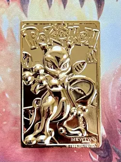 Pokemon 23K Gold Plated Cards 1999 Burger King Promotion Set Mewtwo Togepi - Image 5