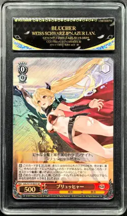 2025 Weiss Schwarz Cards JPN. Azur Lane Blucher SR S119-083S PCG 10 GEM-MT - Image 1