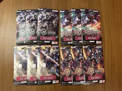 GUNDAM CARD GAME Dual Impact Sleeved Booster Packs x 12 Sealed - GD02 English - Image 1