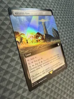 MTG HELIOS One #0441 Foil Extended Art Rare Universes Beyond: Fallout (PIP) - Image 2