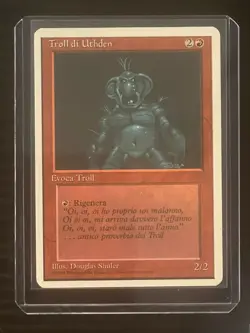 Magic MTG Italian Revised Uthden Troll Artist Proof Near Mint Only 50 Exist - Image 3