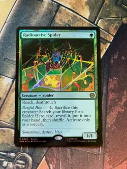 Radioactive Spider Foil Promo Marvel's Spider-Man (SPM) MTG - Image 1