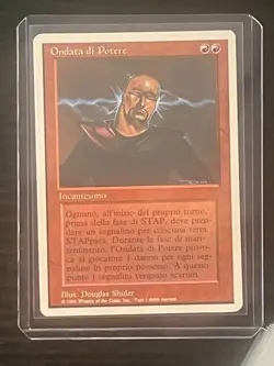 Magic MTG Italian Revised Power Surge Artist Proof Near Mint - Only 50 Exist! - Image 3