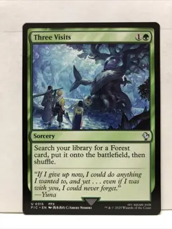 MTG Three Visits Magic: The Gathering Commander: Final Fantasy #0315 - Image 1