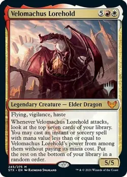 1 x Velomachus Lorehold - Foil - Promo Pack - Strixhaven: School of Mages - NM-M - Image 1