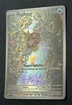 Pokemon TCG Magikarp 203/193 Illustration Rare Card SV: Paldea Evolved Near Mint - Image 3