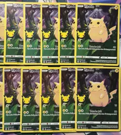 Pokemon TCG Celebrations Pikachu 005/025 Lot (12) Full Art + (3) Pikachu 001/028 - Image 3