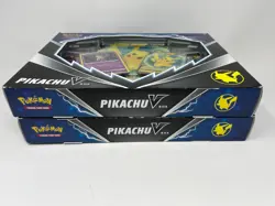 Pokemon TCG Pikachu V Box SEALED LOT OF 2 Fusion Strike Brilliant Stars Mimikyu - Image 2