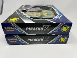 Pokemon TCG Pikachu V Box SEALED LOT OF 2 Fusion Strike Brilliant Stars Mimikyu - Image 3