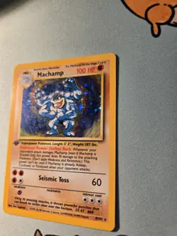 [NM] Machamp Base Set 8/102 Holo 1st Edition Holo Rare Pokemon TCG - Image 2