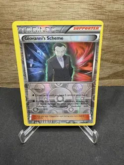 Giovanni's Scheme 138/162 Rev Reverse Holo XY Breakthrough Pokemon - Image 1