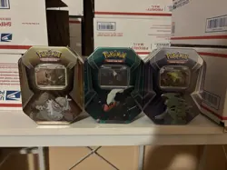 Triple Whammy Tins SEALED LOT OF 3 (Tyranitar, Darkrai, Slaking) POKEMON TCG - Image 1