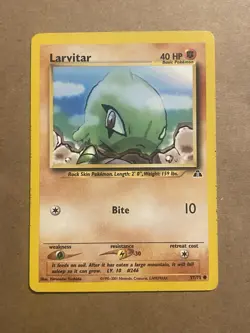 Larvitar 57/75 Neo Discovery Pokemon TCG - Image 1
