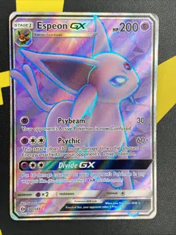 Espeon Gx 140/149 Pokemon Sun & Moon Base Set 2017 Full Art Ultra Rare (HP) - Image 1