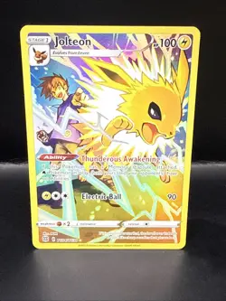Pokemon TCG Jolteon TG04/TG30 Brilliant Stars Trainer Gallery Holo Rare NM - Image 1