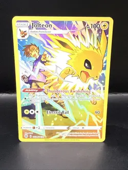 Pokemon TCG Jolteon TG04/TG30 Brilliant Stars Trainer Gallery Holo Rare NM - Image 2