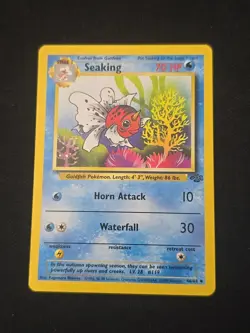 Seaking 46/64 Jungle Regular WOTC Vintage Pokemon TCG Lightly Played - Image 1