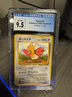 1997 Pokemon Spearow Japanese Jungle CGC 9.5 Gem Mint - Image 1
