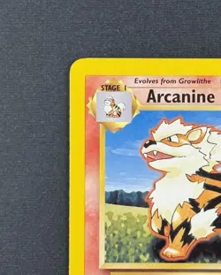 Arcanine 23/102 UK 4th Print Base Set 1999-2000 Pokemon TCG Regular UC WoTC 🔥 - Image 2