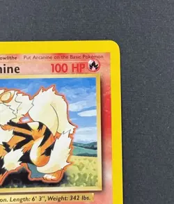 Arcanine 23/102 UK 4th Print Base Set 1999-2000 Pokemon TCG Regular UC WoTC 🔥 - Image 3