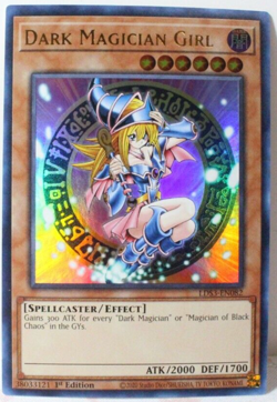 *** DARK MAGICIAN GIRL *** 1ST EDITION HOLOGRAPHIC ULTRA RARE LDS3-EN082 YUGIOH! - Image 1