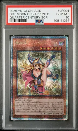 2025 #JP004 DARK MAGICIAN GIRL THE MAGICIAN'S APPRENTICE PSA 10 - Image 1