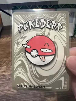 1st Edition Pokederp Blesschu - Raichu 11/25 Second Print Custom Derpy Card - Image 3