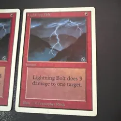 Magic the Gathering Lightning Bolt Unlimited Card - Image 3