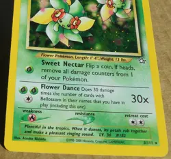 Bellossom 3/111 Rare Holo Neo Genesis Set Pokemon Card NM - Image 3