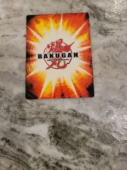 Bakugan Series 2 - 13/15A Blue Ability Card - Attractor (Green Misprint) - Image 2