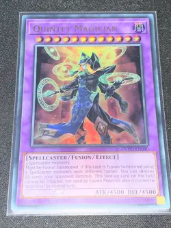 Yugioh Card - Quintet Magician *Ultra Rare* DUPO-EN040 (NM) - Image 1