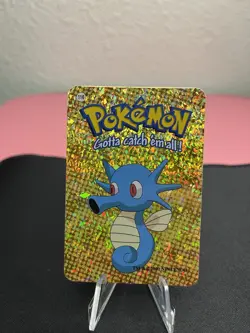 Horsea #116 - Vintage Vending Machine Prism Sticker 2000 - Pokemon Card - Image 1