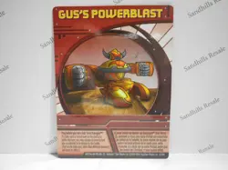 Bakugan Card - Gus's Powerblast - Red Ability Card - BA379a - 32/48e - 2008 - Image 1