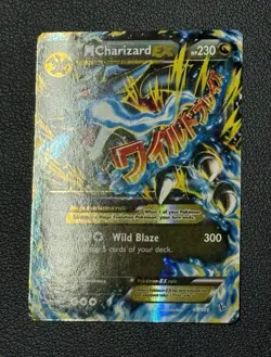 2014 Pokemon TCG Mega M Charizard EX 69/106 XY Flashfire Ultra Rare Card - Image 2
