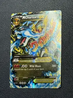 2014 Pokemon TCG Mega M Charizard EX 69/106 XY Flashfire Ultra Rare Card - Image 4